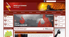 Desktop Screenshot of feuerwehr-neusaess.de